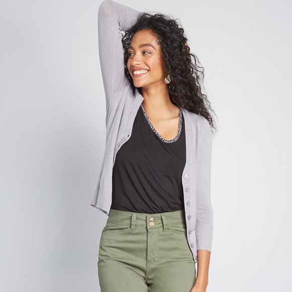 Modcloth | NWT Contrast in Action Knit Tank Top - Picture 4 of 13